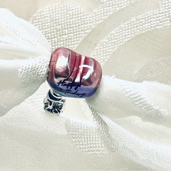 🎉 NWOT Happy Birthday Heart Hot Air Balloon Charm 🎈 - Picture 10 of 16